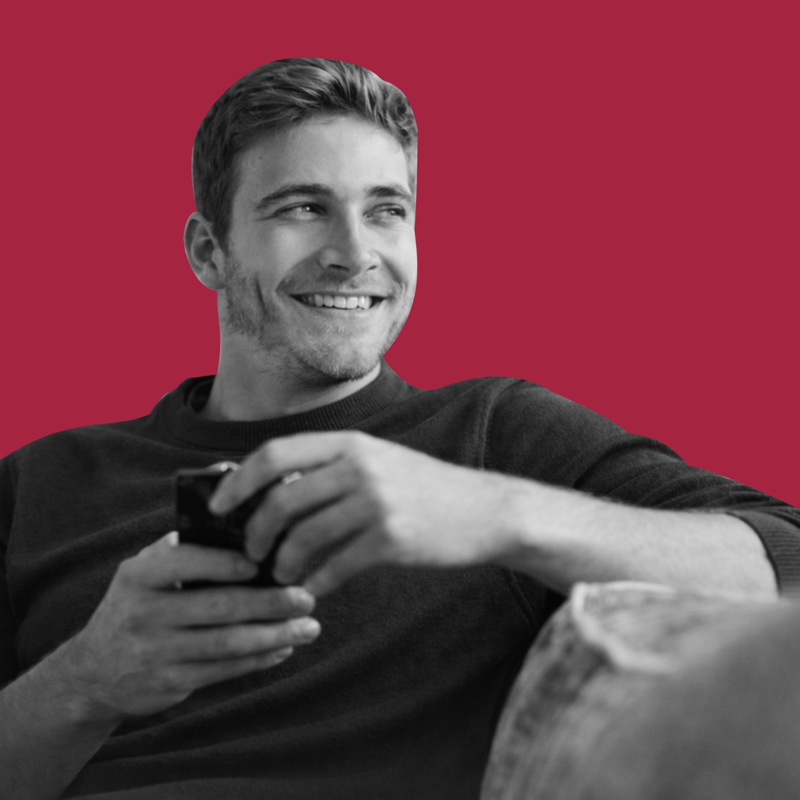 Professional staying connected with modern HR solutions